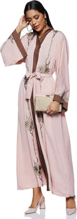 Nukhbaa Women's Abaya, Pink