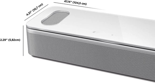Bose Smart Soundbar 900 White With Bose Bass Module 700 Arctic White, Bluetooth