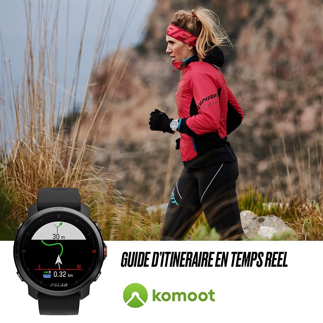 Polar Grit X - Rugged Outdoor Watch With Gps, Compass, Altimeter And Military-Level Durability For Hiking, Trail Running, Mountain Biking And Other Sports - Ultra-Long Battery Life