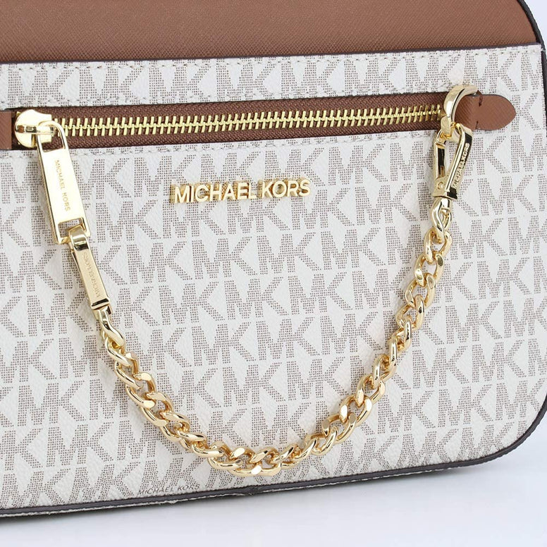 Michael Kors Jet Set Large Leather Crossbody Bag