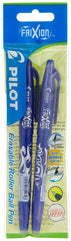 Pilot Frixion Erasable Rollerball Pen 2-Pieces, 0.7 mm Size, Blue