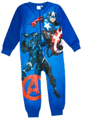 MARVEL Avengers Boys Fleece Onesie All in One Pyjamas Kids Avengers Sleepsuit Onezee 9-10 Years