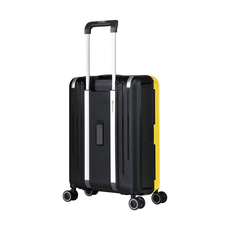 Eminent Carry On Luggage 20 Inches – Polypropylene Hard Case Sets With 4 Double Spinner Wheels Tsa Lock (Carry-On 20-Inch, Yellow Black)