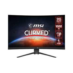 MSI G322CQP 31.5 Inch WQHD Curved Gaming Monitor - 1000R 2560 x 1440 VA Panel, 170Hz / 1ms, FreeSync Premium, HDR Ready, Height Adjustable - DP 1.2a, HDMI 2.0b CEC