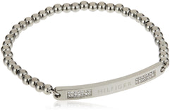Tommy Hilfiger Women's Silver Metal Stainless Steel Bracelet - 2780342