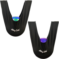 Bowling Ball Seesaw 2 Pack | Black Microfiber | Best Value Around | Premium See Saw Polisher/Cleaner Towel