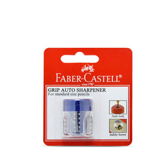Faber-Castell Mini Grip Sharpener Classic Single Hole, Assorted Colurs