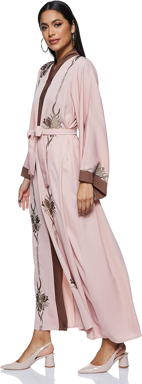 Nukhbaa Women's Abaya, Pink