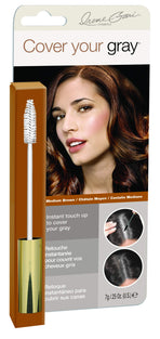 Cover Your Gray TOUCH UP BRUSH-IN WAND MEDIUM BROWN 7G:05078