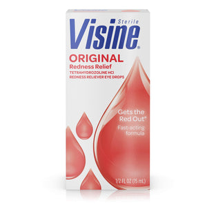 Visine Original Redness Relief Eye Drops for Red Eyes & Eye Irritation, 0.5 fl. oz