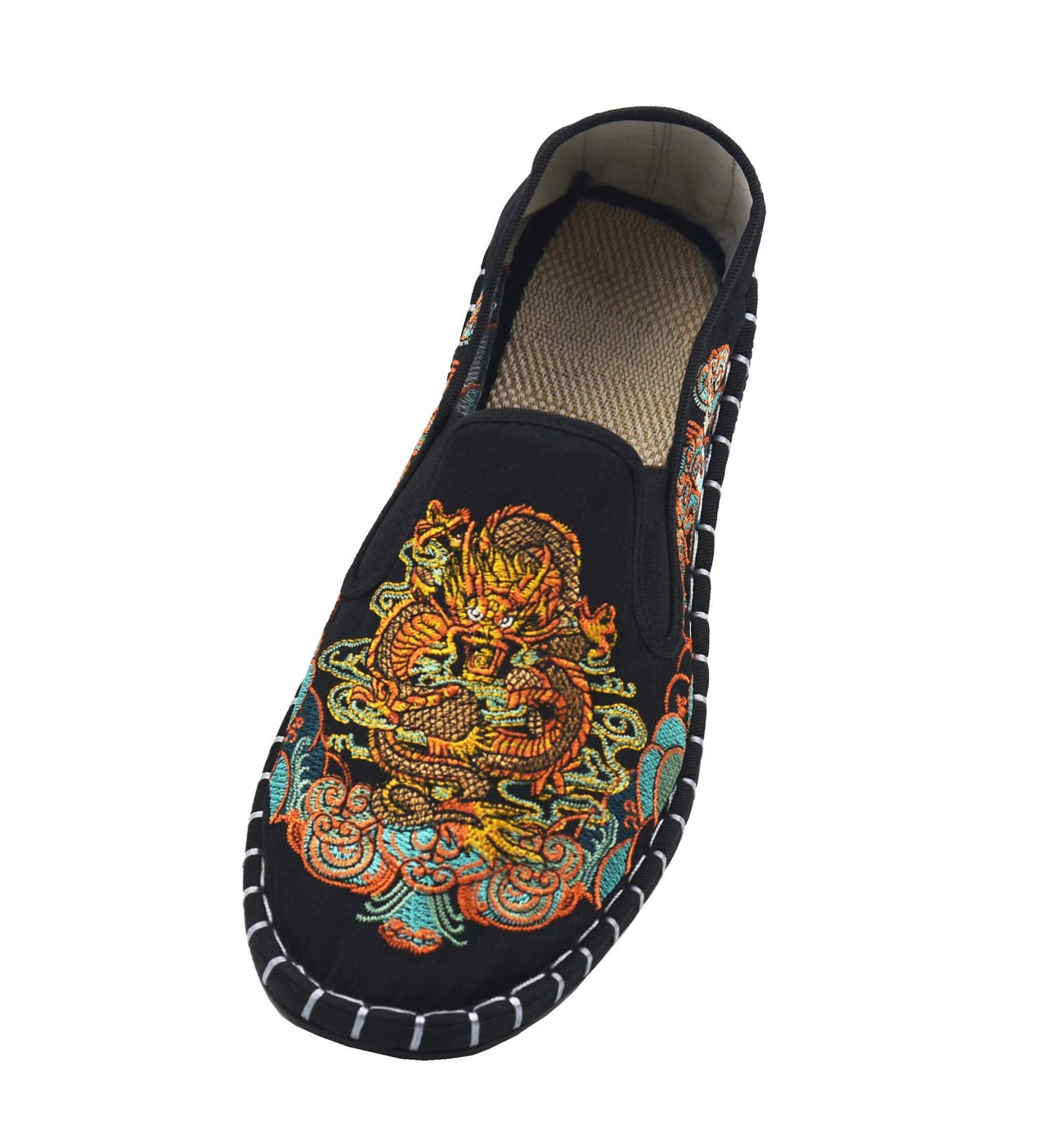 Majitangcun Old Beijing Shoes Embroidered Shoes Kung Fu Tai Chi Shoes Sports Shoes Men and Women Martial Arts Foot Protection Equipment Size 40