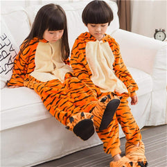 Children Pajama Kid Boy Girl Anime Overall Tiger Pijama Onesie Child Animal Sleepwear Cosplay Zhaozb (Color : Mini, Size : 4)