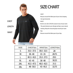 Kepeace Men's UPF 50+ Sun Protection Hoodie Long Sleeve T-Shirt for Fishing, Running, Hiking