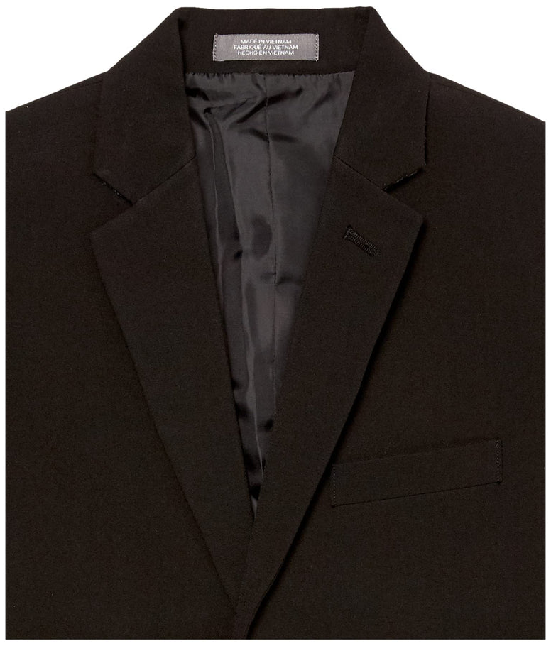 Van Heusen boys Adaptive Flex Stretch Suit Jacket, Faux Buttons & Velcro Closure Business Suit Jacket  8 Y