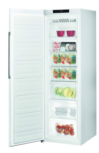 Ariston 260 Liters Upright Freestanding Freezer, Fast Freezing, Reversible Door, Interior Light, Electronic Control, 7 Compartment, Frost Free Defrost, Global White, Made In Turkey, UA8F1CWUK