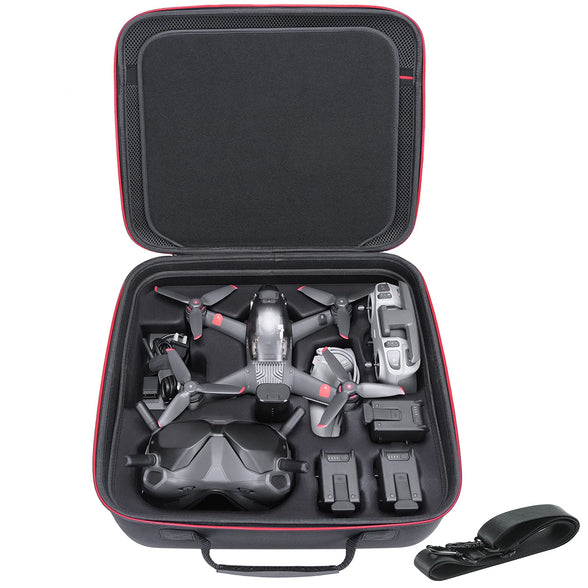 RLSOCO Hard Case for DJI FPV/Avata Pro - Fits FPV/Avata Accessories:Drone Body,FPV Goggles V2(DJI Goggles 2),FPV Controller,Motion Controller,Arm Braces,Charger and Battery x 4 (One in Drone Body)