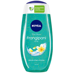 NIVEA Shower Gel Body Wash, Frangipani & Oil Caring Oil Pearls Frangipani Scent, 250ml