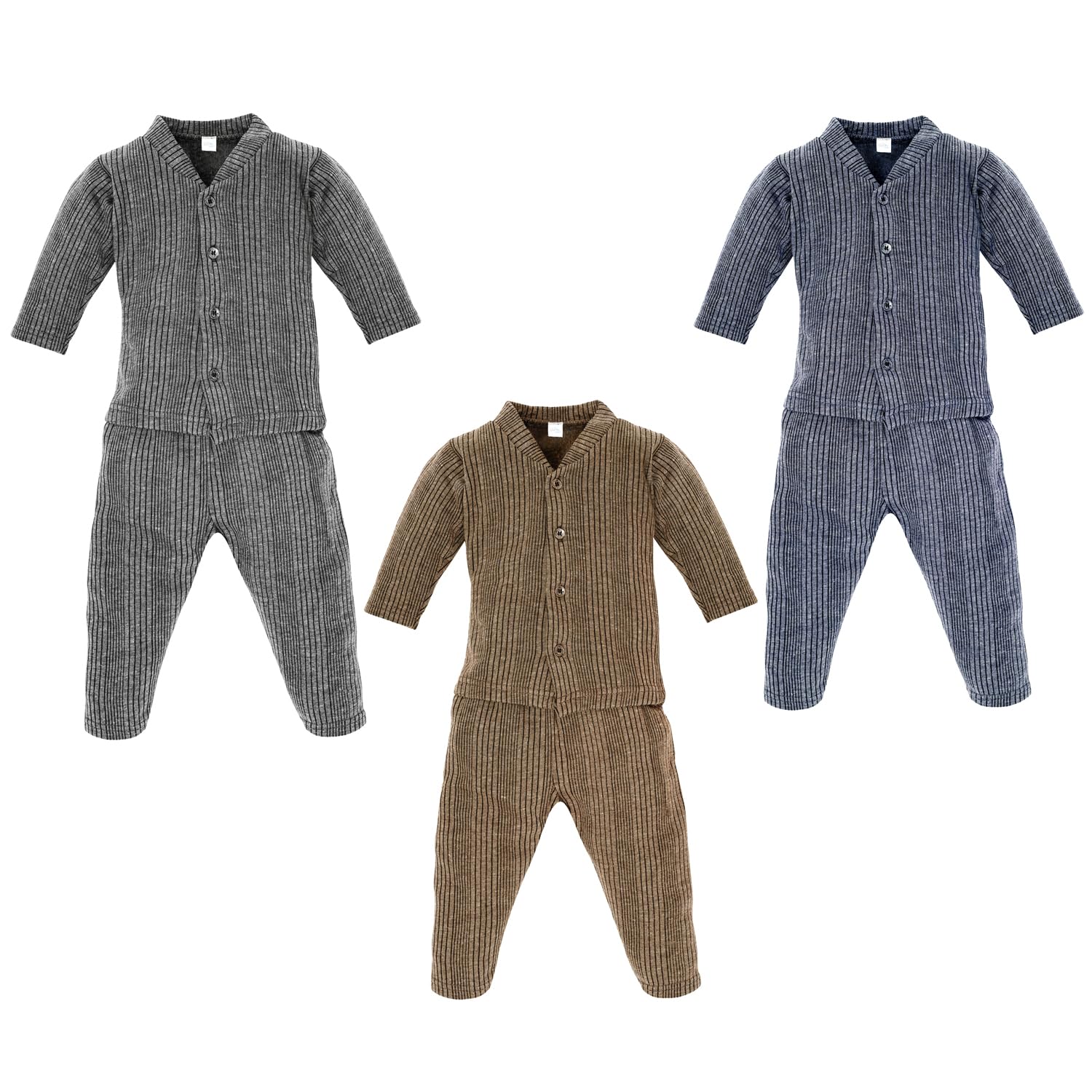 Baby Thermal Suit Top & Pajama Set for Baby Boys & Baby Girls