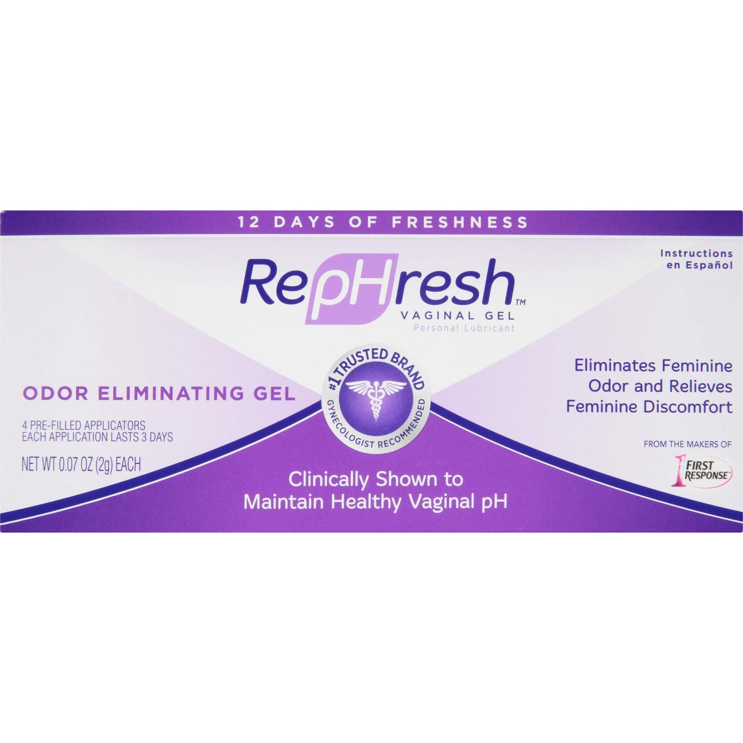 RepHresh Vaginal Gel, 0.07 Oz, 4 Count