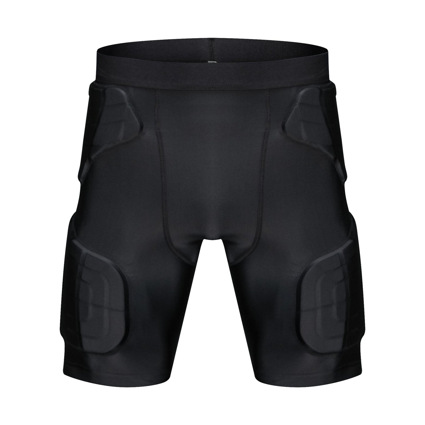 TUOY Padded Compression Shorts Padded Football Girdle Hip and Thigh Protector for Football Paintball Basketball Ice Skating Rugby Soccer Hockey and All Other Contact Sports