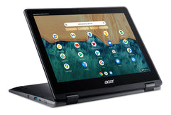 Acer Education Touchscreen with Stylus Chromebook Spin 512, R852TN-C2V2 Intel Celeron Quad Core,4 GB,32 GB,11.6 HD IPS, Black, Arabic Keyboard – One year manufacture warranty by Acer Middle East