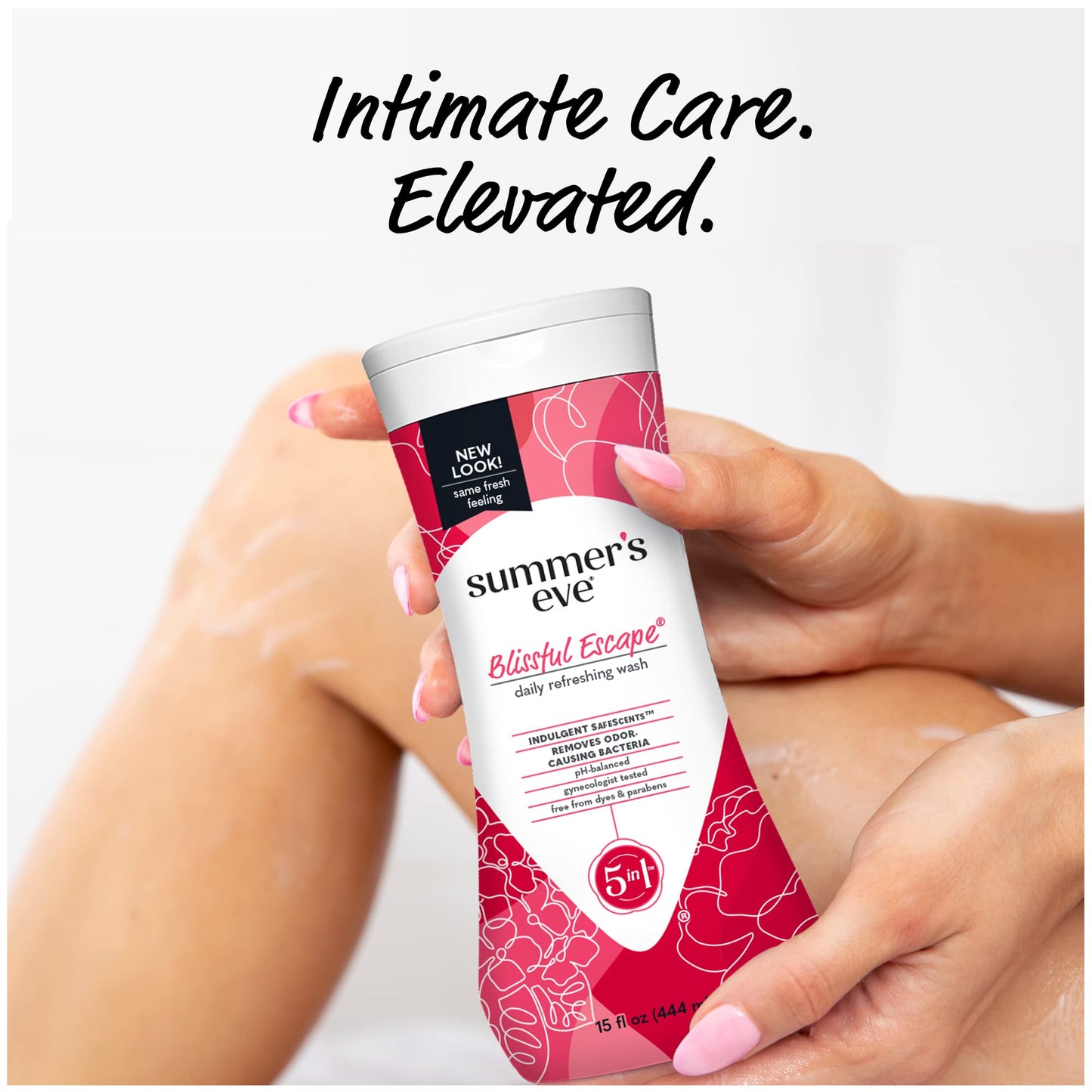 Summer's Eve Blissful Escape Daily Refreshing All Over Feminine Body Wash, Removes Odor, pH balanced, 15 fl oz