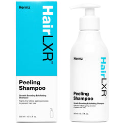 HairLXR Peeling Shampoo: Naturally-Derived Hair Loss Treatment for Women & Men - Optimise Scalp pH Levels for Growth, Replace Oily, Dry Hair with Shinier, More Resilient Hair - Hair Care