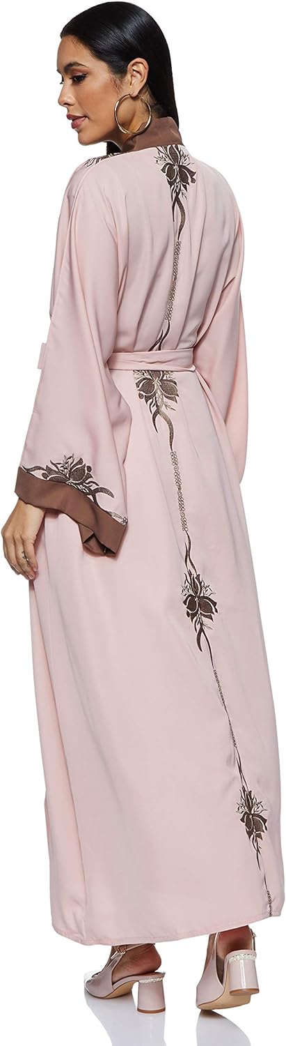 Nukhbaa Women's Abaya, Pink