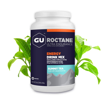 GU Energy Roctane Ultra Endurance Energy Drink Mix, Summit Tea, 3.44-Pound Jar