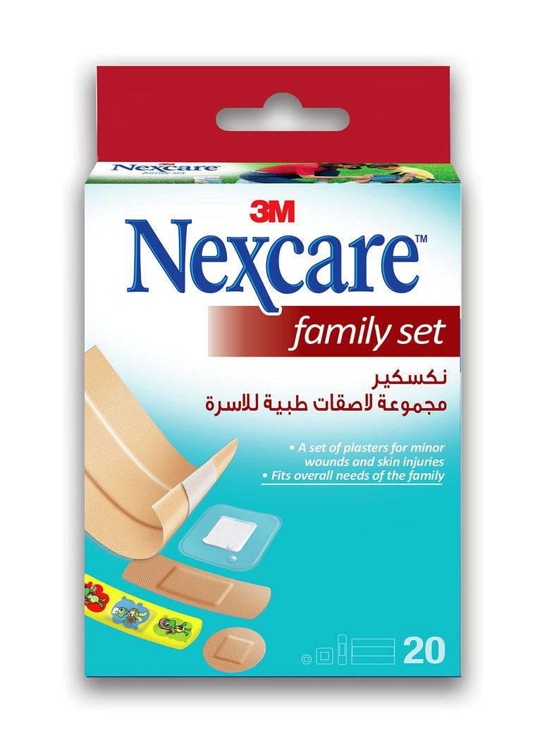 3M Nexcare Family Sets Bandages, 20'S, One Size