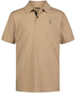 Bass Outdoor Boys' Short Sleeve Solid Polo