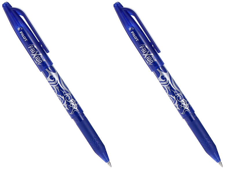 Pilot Frixion Erasable Rollerball Pen 2-Pieces, 0.7 mm Size, Blue