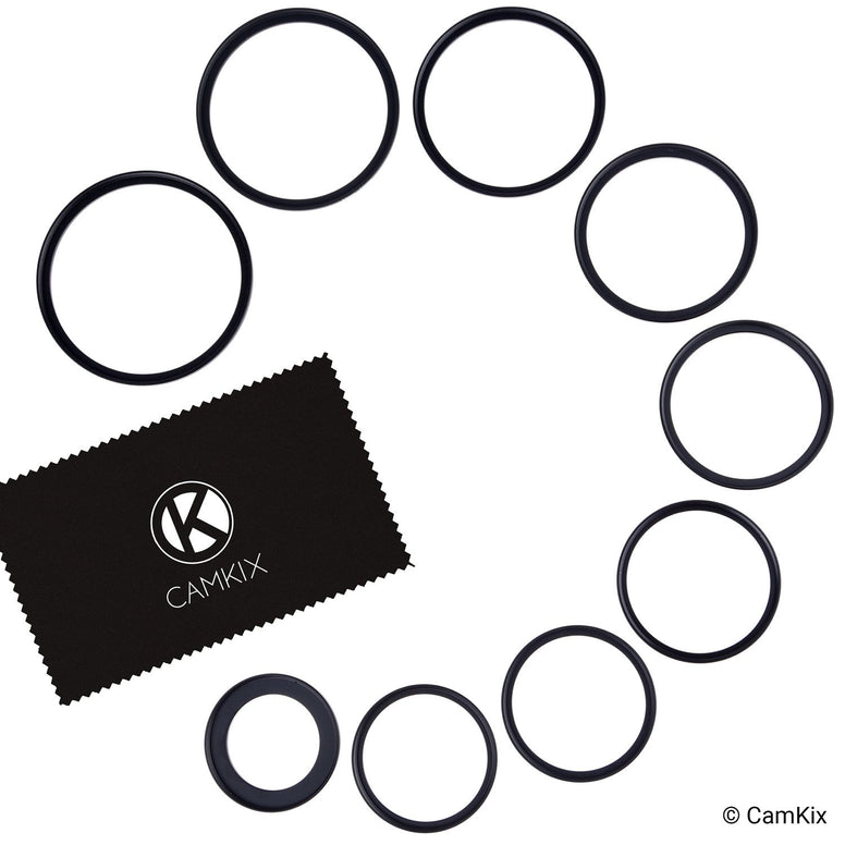 Lens Filter Adapter Rings - Allows you to set large lens filters on a smaller diameter lens - sizes: 37-49, 49-52, 52-55, 55-58, 58-62, 62-67, 67-72, 72-77, 77-82mm