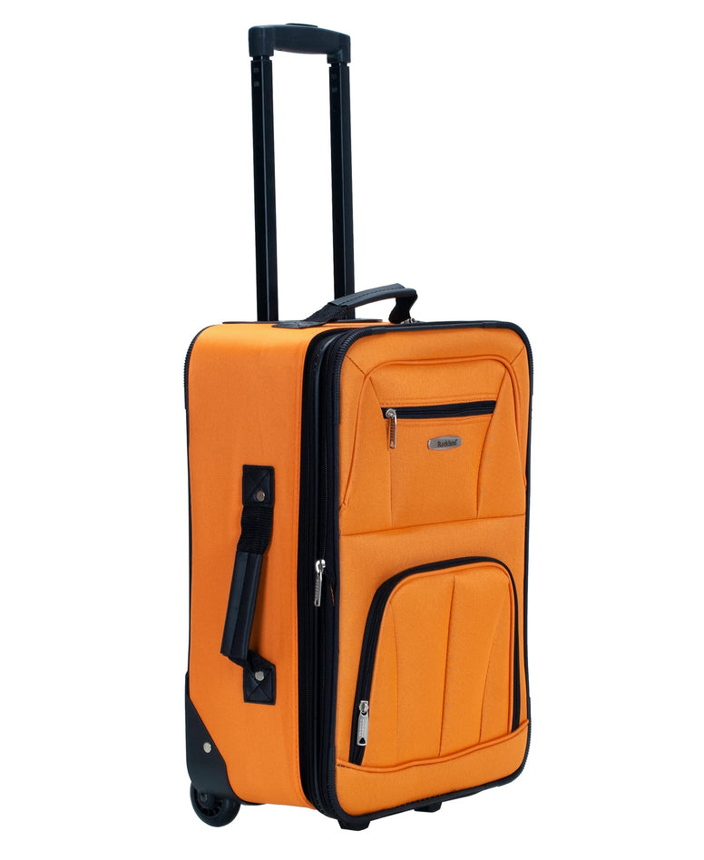 Rockland Fashion Softside Upright Luggage Set, Color, One Size, Fashion Softside Upright Luggage Set