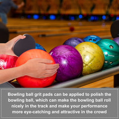Maitys Bowling Sanding Pads Resurfacing Polishing Kit Bowling Ball Cleaning Kit, 6 Pieces