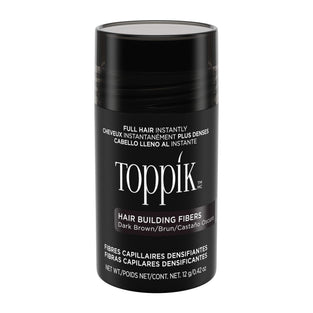Toppik Hair Building Fiber, 12 gm, Dark Brown