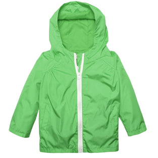 Arshiner Little Kid Waterproof Hooded Coat Jacket Outwear Raincoat,Green,Size 110