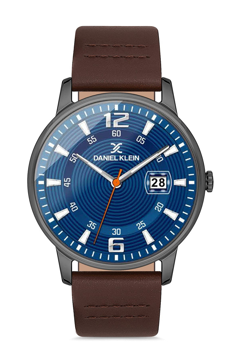 Daniel Klein Analog Blue Dial Men's Watch-DK.1.12835-5