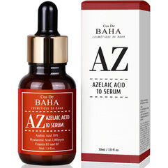 Azelaic Acid 10% Serum 1oz with Niacinamide - Rosacea Skin Care Product + Reduce Cystic Acne Scar + Redness Relief Face + Pimple Pigmentation Blackhead + Vitamin B3 + B5, Gluten Free, 1oz (30ml)