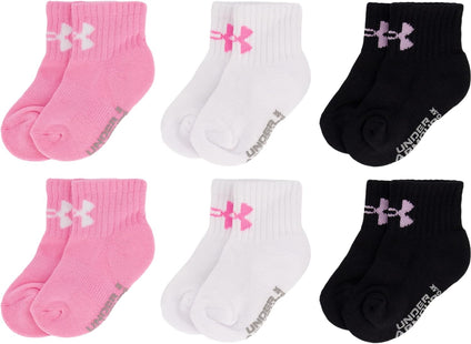 Under Armour Girls' Multi Pack Quarter Sock