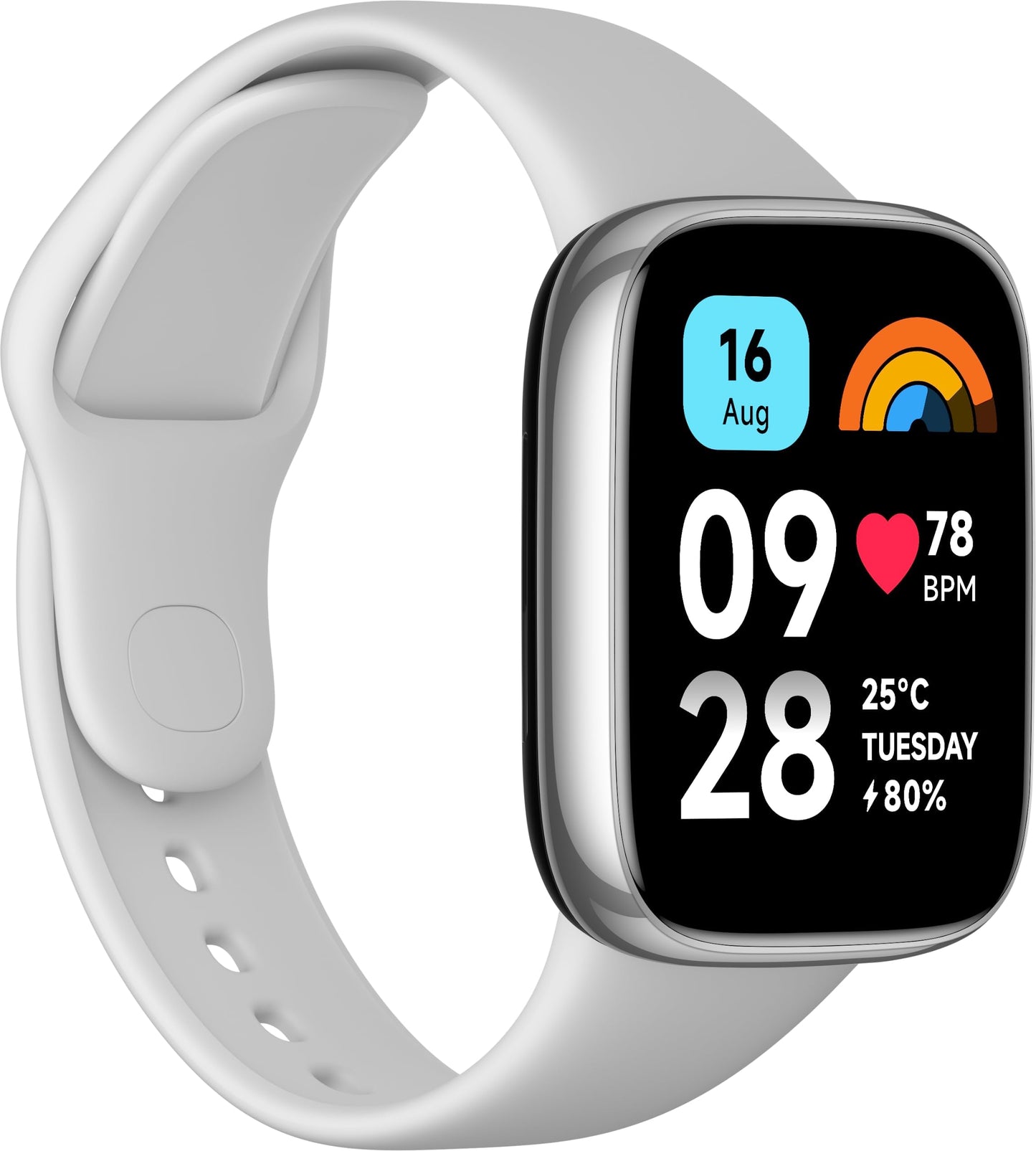 Xiaomi Redmi Smart Watch 3 Active Gray| 1.83 Inch Big LCD Display, 5ATM Water Resistant, 12 Days Battery Life, GPS, 100+ Workout Mode, Heart Rate Monitor, Full Scale Fitness Tracking