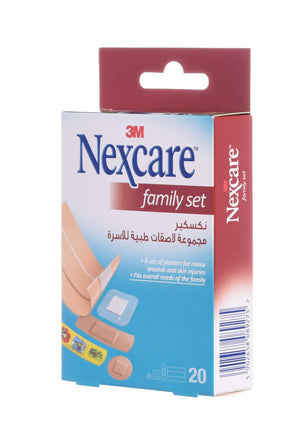 3M Nexcare Family Sets Bandages, 20'S, One Size