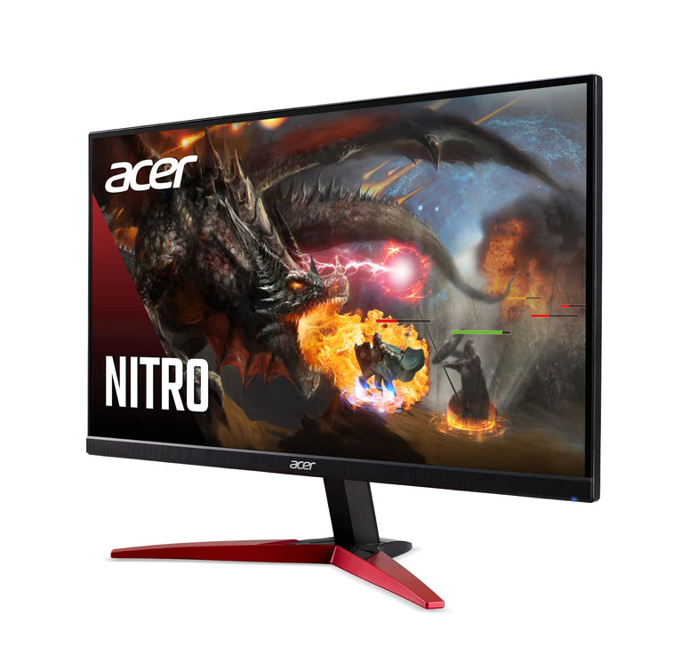 Acer Nitro KG241Y Sbiip 23.8” Full HD (1920 x 1080) VA Gaming Monitor | AMD FreeSync Premium Technology | 165Hz Refresh Rate | 1ms (VRB) | ZeroFrame Design | 1 x Display Port 1.2 & 2 x HDMI 2.0