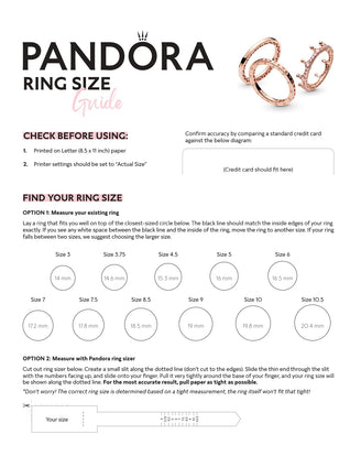 PANDORA Jewelry Sparkling Wishbone Cubic Zirconia Ring in Sterling Silver