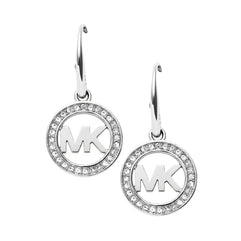 Michael Kor's Stainless Steel Drop Earrings, Stainless Steel