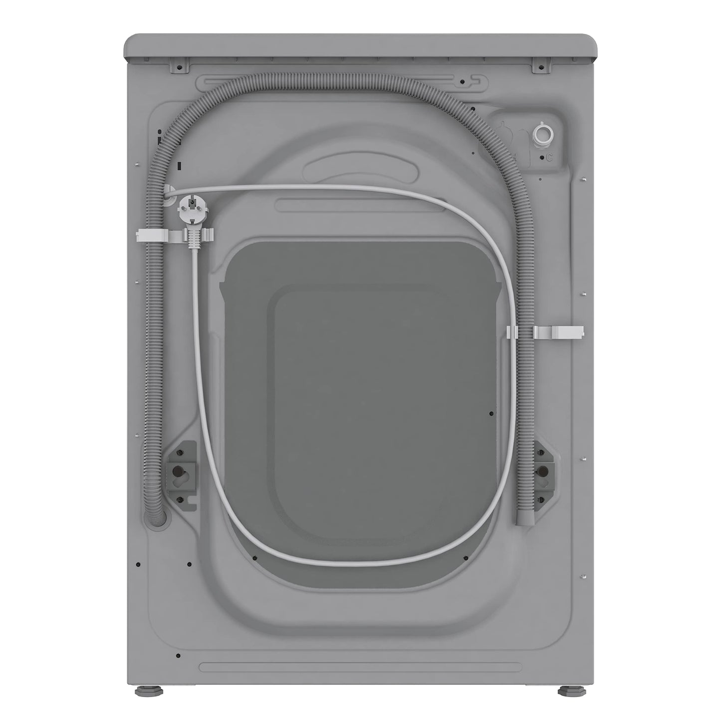 Gorenje WNEI84AS/A, 8 Kg Fully Automatic Front Load Washing Machine, 16 Programs, Energy and Water Efficient, Wave Drum, 1400 RPM, Silver, Made in Slovenia, 1 Year Warranty