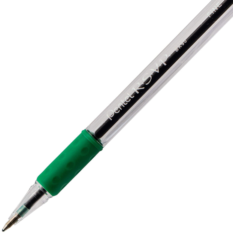 Pentel R.S.V.P. Ballpoint Pen - Fine Line, Pack of 5, Multi Color