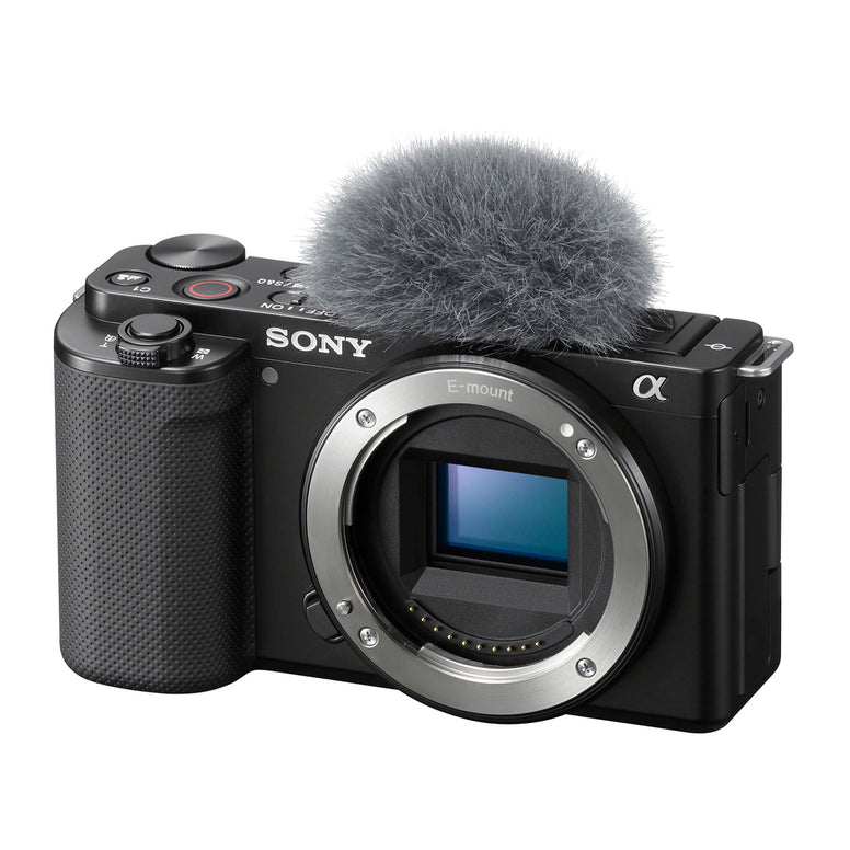 Sony Alpha ZV-E10 - APS-C Interchangeable Lens Mirrorless Vlog Camera - Black