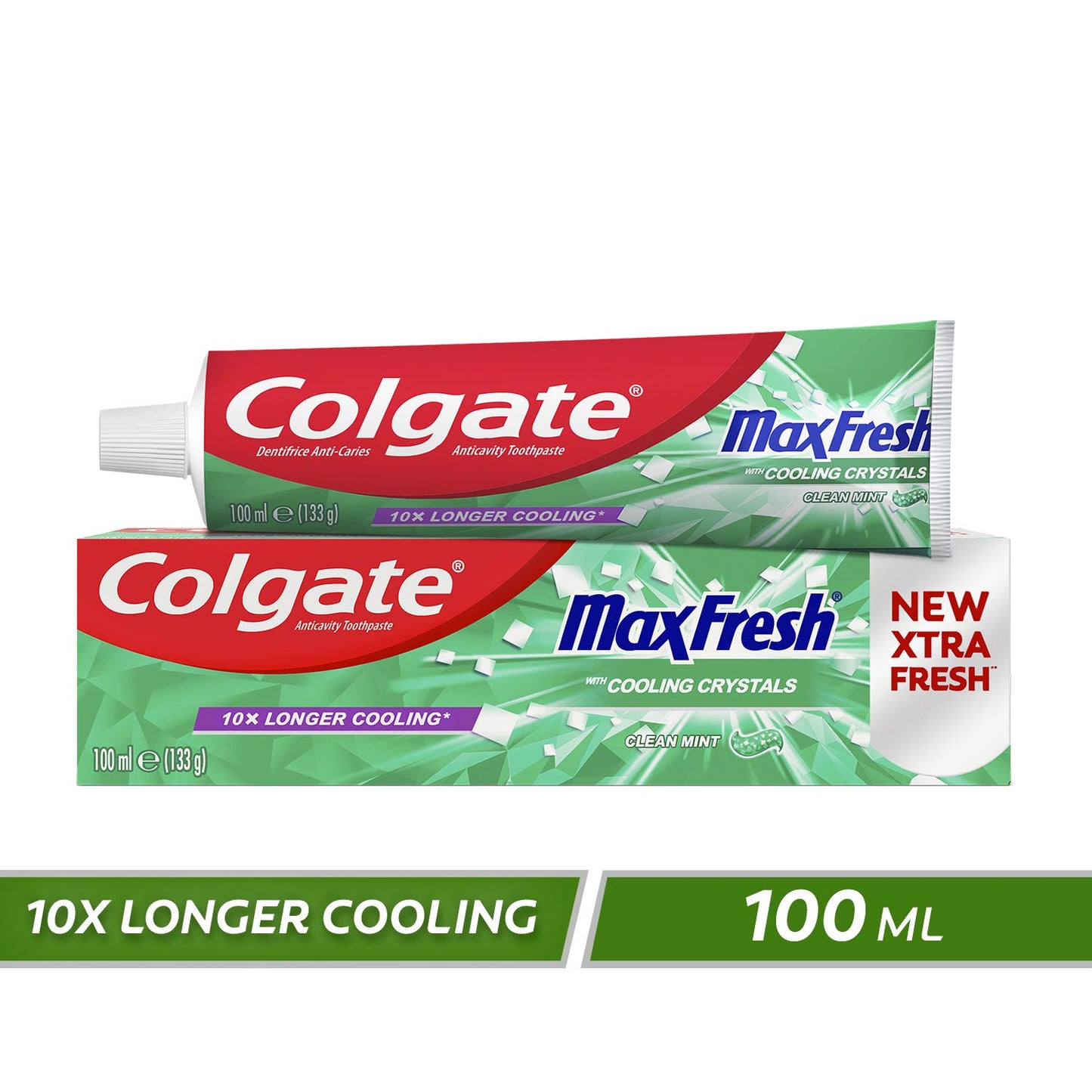 Colgate Max Fresh Clean Mint Gel Toothpaste - 4 X 75 ml