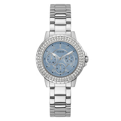 GUESS Women's 36mm Sport Crystal Multifunction Watch